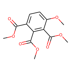Benzene-1,2,3-tricarboxylic acid, 4-methoxy, trimethyl ester
