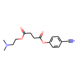Succinic acid, 4-cyanophenyl 2-(dimethylamino)ethyl ester