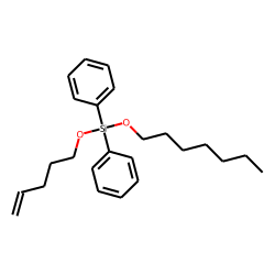 Silane, diphenylheptyloxy(pent-4-en-1-yloxy)-