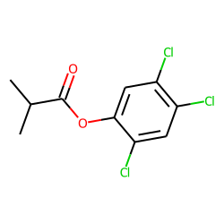 Isobutyric acid, 2,4,5-trichlorophenyl ester