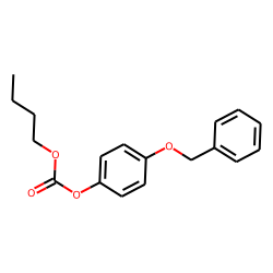 Carbonic acid, butyl 4-benzyloxyphenyl ester
