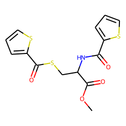 l-Cysteine, N,S-bis(2-thienylcarbonyl)-, methyl ester