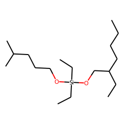 Silane, diethyl(2-ethylhexyloxy)isohexyloxy-