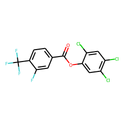 3-Fluoro-4-trifluoromethylbenzoic acid, 2,4,5-trichlorophenyl ester