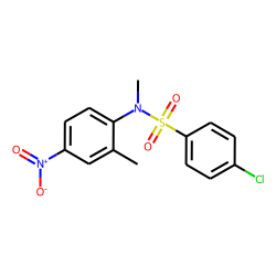4-Chloro-N-(2-methyl-4-nitrophenyl)-benzenesulfonamide, N-methyl-