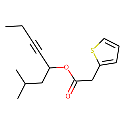 2-Thiopheneacetic acid, 2-methyloct-5-yn-4-yl ester