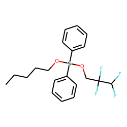 Silane, diphenylpentyloxy(2,2,3,3-tetrafluoropropoxy)-