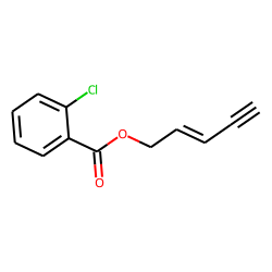 2-Chlorobenzoic acid, pent-2-en-4-ynyl ester