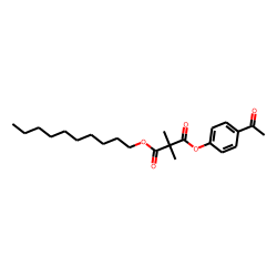 Dimethylmalonic acid, 4-acetylphenyl decyl ester