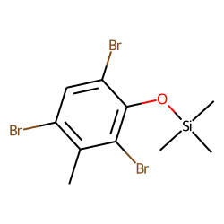 2,4,6-Tribromo-3-methyl-phenol, trimethylsilyl ether