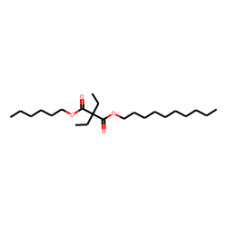 Diethylmalonic acid, decyl hexyl ester
