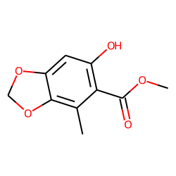 Methyl 6-hydroxy-2-methyl-3,4-methylenedioxy-benzoate