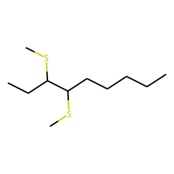 Nonane, 3,4-bis-(methylthio), erythro
