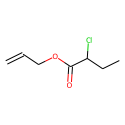Butanoic acid, 2-chloro, 2-propenyl ester