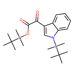 3-Indoleglyoxylic acid, bis-TBDMS