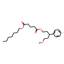 Glutaric acid, heptyl 5-methoxy-3-phenylpentyl ester