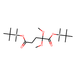 2,2-Dimethoxyglutaric acid, TBDMS