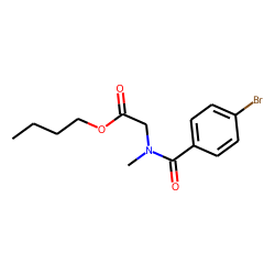 Sarcosine, N-(4-bromobenzoyl)-, butyl ester