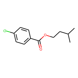 4-Chlorobenzoic acid, 3-methylbutyl ester