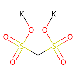 Methane disulfonic acid, dipotassium salt