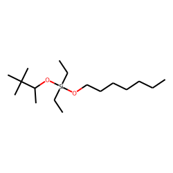 Silane, diethyl(3,3-dimethylbut-2-yloxy)heptyloxy-
