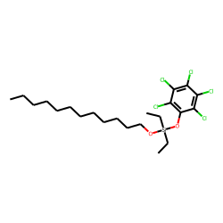 Silane, diethyldodecyloxy(pentachlorophenoxy)-