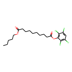 Sebacic acid, pentyl 2,3,5,6-tetrachlorophenyl ester