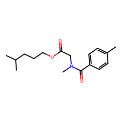 Sarcosine, n-(4-methylbenzoyl)-, isohexyl ester