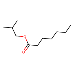 Heptanoic acid, 2-methylpropyl ester