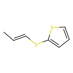 2-(1-PROPENYLTHIO)THIOPHENE