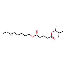 Glutaric acid, 3-methylbut-2-yl octyl ester