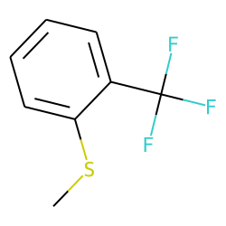 2-(Trifluoromethyl)thiophenol, S-methyl-