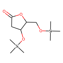 2-Deoxy-erythro-pentonic acid, 1,4-lactone, TMS