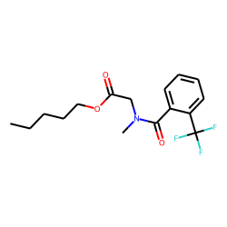 Sarcosine, N-(2-trifluoromethylbenzoyl)-, pentyl ester