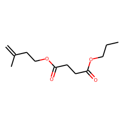 Succinic acid, 3-methylbut-3-enyl propyl ester