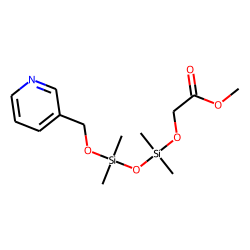 Methyl ([1,1,3,3-tetramethyl-3-(pyridin-3-ylmethoxy)disiloxanyl]oxy)acetate