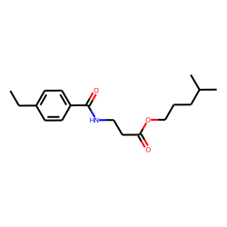 «beta»-Alanine, N-(4-ethylbenzoyl)-, isohexyl ester