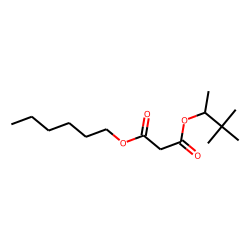 Malonic acid, 3,3-dimethylbut-2-yl hexyl ester