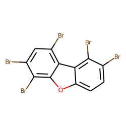 1,3,4,8,9-pentabromo-dibenzofuran