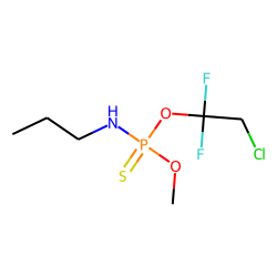 O-Methyl-O-(1,1-difluoro-2-chloroethyl)-N-propyl-phosphorothioamidate