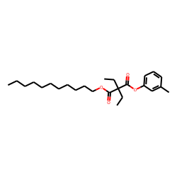 Diethylmalonic acid, 3-methylphenyl undecyl ester