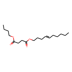 Succinic acid, butyl dec-4-enyl ester