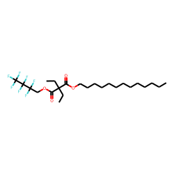 Diethylmalonic acid, 2,2,3,3,4,4,4-heptafluorobutyl tridecyl ester