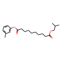 Sebacic acid, isobutyl 3-methylphenyl ester