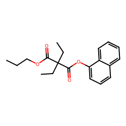 Diethylmalonic acid, 1-naphthyl propyl ester