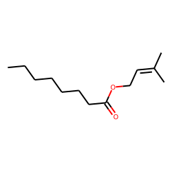Octanoic acid, 3-methylbut-2-enyl ester