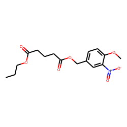 Glutaric acid, 3-nitro-4-methoxybenzyl propyl ester