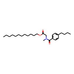 Sarcosine, N-(4-butylbenzoyl)-, dodecyl ester
