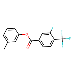 3-Fluoro-4-trifluoromethylbenzoic acid, 3-methylphenyl ester