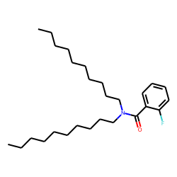 Benzamide, N,N-didecyl-2-fluoro-